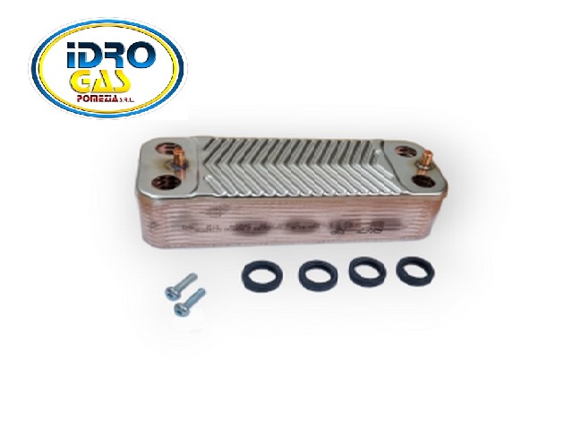 SCAMBIATORE A 26 PIASTRE CON GUARNIZIONI E VITI